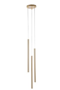 SOPEL PREMIUM 3 KOŁO złoty szczotkowany stal mosiądzowana Sigma lighting