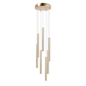 SOPEL PREMIUM 7 KOŁO złoty szczotkowany stal mosiądzowana Sigma lighting