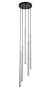SOPEL LUX 5 KOŁO czarny/srebrny stal lakierowana Sigma lighting
