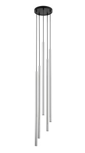 SOPEL LUX 5 KOŁO długi czarny/srebrny stal lakierowana Sigma lighting