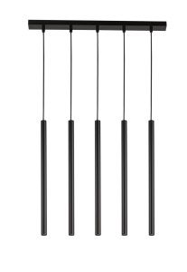 Sopel 5 prosty czarny stal lakierowana Sigma lighting