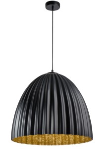 TELMA 50 czarny_złoty lampa wisząca kompozyt mineralny Sigma lighting