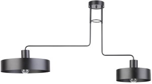 VASCO 2 CZARNY plafon stal lakierowana Sigma lighting