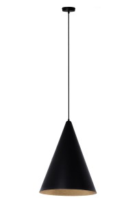 Vesuvio czarny/złoty S kompozyt minelany, stal lakierowana Sigma lighting