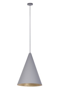 Vesuvio szary/złoty S kompozyt minelany, stal lakierowana Sigma lighting