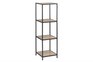 Fernity Regał Seaford VI Dąb, metal i MDF, kolor dąb