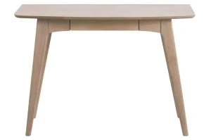 Fernity Biurko Woodstock z MDF i dębowymi nogami