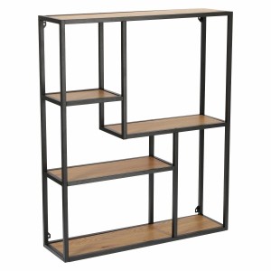 Fernity Regał Seaford VIII Dąb, metal i płyta MDF, do montażu