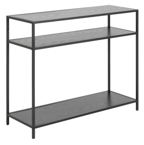 Fernity Konsola Seaford czarna, metalowa, 3 półki, producent Fernity