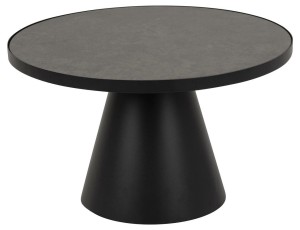 Fernity Stolik kawowy Soli 85 cm, okrągły, ceramika, szkło