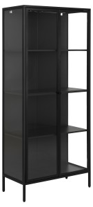 Fernity Gablota Newcastle wysoka czarna 80x40x180 cm