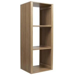 Regał Klaus 3 półki Fernity, naturalny, MDF, wymaga montażu