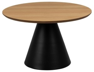 Fernity Stolik kawowy Soli 65cm dąb/czarny