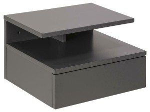 Fernity Szafka nocna Ashlan Light Grey z półką i szufladą