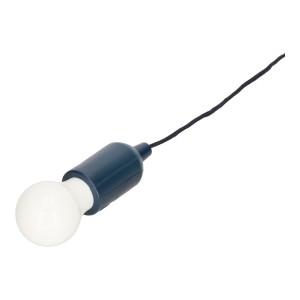 Fernity Lampa wisząca żarówka na baterie granatowa