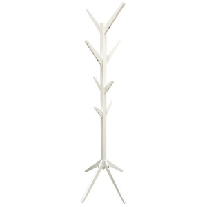 Fernity Wieszak na ubrania Tree, 8 haków, biały, MDF