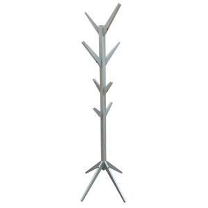 Fernity Wieszak na ubrania Tree, 8 haków, szary, MDF