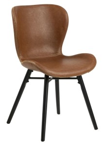 Fernity Krzesło Batilda Retro brandy /czarne