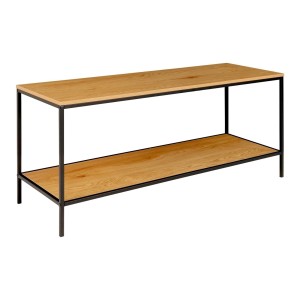 Fernity Szafka RTV Vita dąb, metalowa konstrukcja, 105x38x6 cm