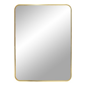 Fernity Lustro Madrid prostokąt złote 50x70