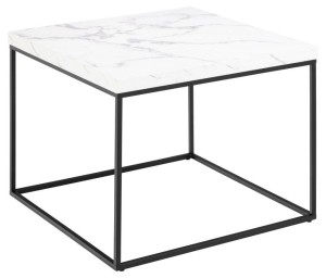 Fernity Stolik Barossa 60x60cm biały marmur