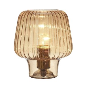 Fernity Lampa stołowa Lasima bursztynowa