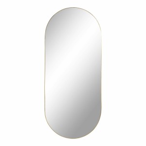 Fernity Lustro Jersey owalne złote w ramie 86x44 cm