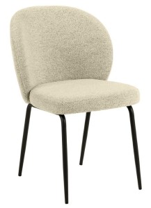 Fernity Krzesło Patricia beżowe z tkaniny Monza fabric 90