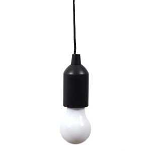 Fernity Lampa wisząca żarówka na baterie czarna 110 cm