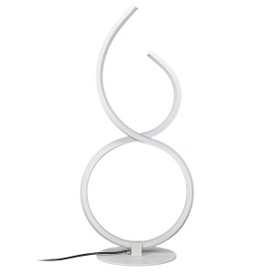 Fernity Lampa LED ozdobna biała do salonu, biura, sypialni