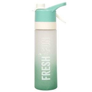 Fernity Bidon Fresh&Fun zielony, szczelne zamknięcie, 500 ml