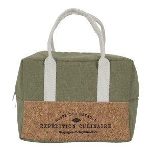 Fernity Torba na lunch Refreshing Cork 3l         zielona