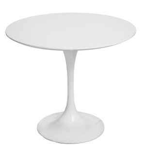 Fernity Stół Fiber Ø90 biały MDF