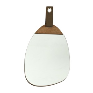 Fernity Lustro Pagaj wood Oval - Lustro do zawieszenia na ścianie