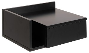 Fernity Szafka nocna Ashlan II czarna z MDF