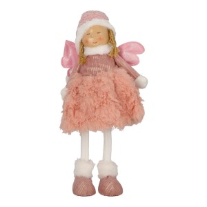 Fernity Figurka dekoracyjna Aniołek 69cm LED      różowy