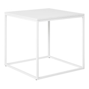 Fernity Stolik pomocniczy Vita, biały, metalowy, minimalistyczny