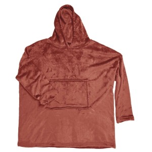 Fernity Bluza pluszowa terracota / snuddie