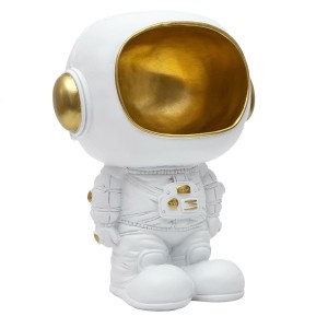 Fernity Figurka Astronauta z funkcją              przechowywania biała/złota