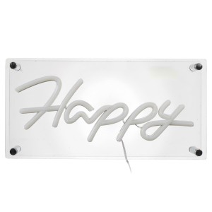Fernity Lampa Neon LED "Happy" zasilana USB