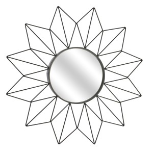 Fernity Lustro Intesi Volant czarne z geometrycznym wzorem