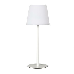 Fernity Lampa stołowa LED USB biała z akumulatorem