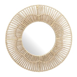 Fernity Lustro boho Nairobia 50cm z metalowym szkieletu i plecionką