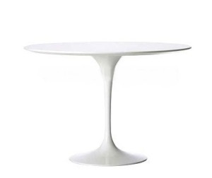 Fernity Stół Fiber O120 Biały MDF
