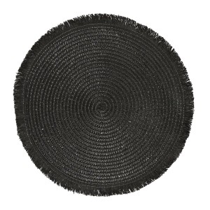Fernity Podkładka pod talerz czarna 38cm boho
