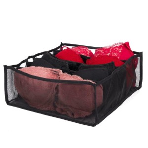 Fernity Organizer do szuflady na biustonosze  czarny