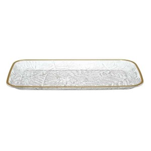 Fernity Taca Mirage 34cm złoty brzeg plastikowa
