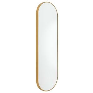 Fernity Lustro wiszące Camomille złote, owalne, 30x100x3 cm