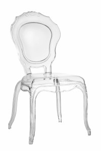 Fernity Krzesło transparentne Queen