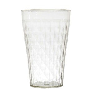 Fernity Szklanka Mirage złoty brzeg plastikowa